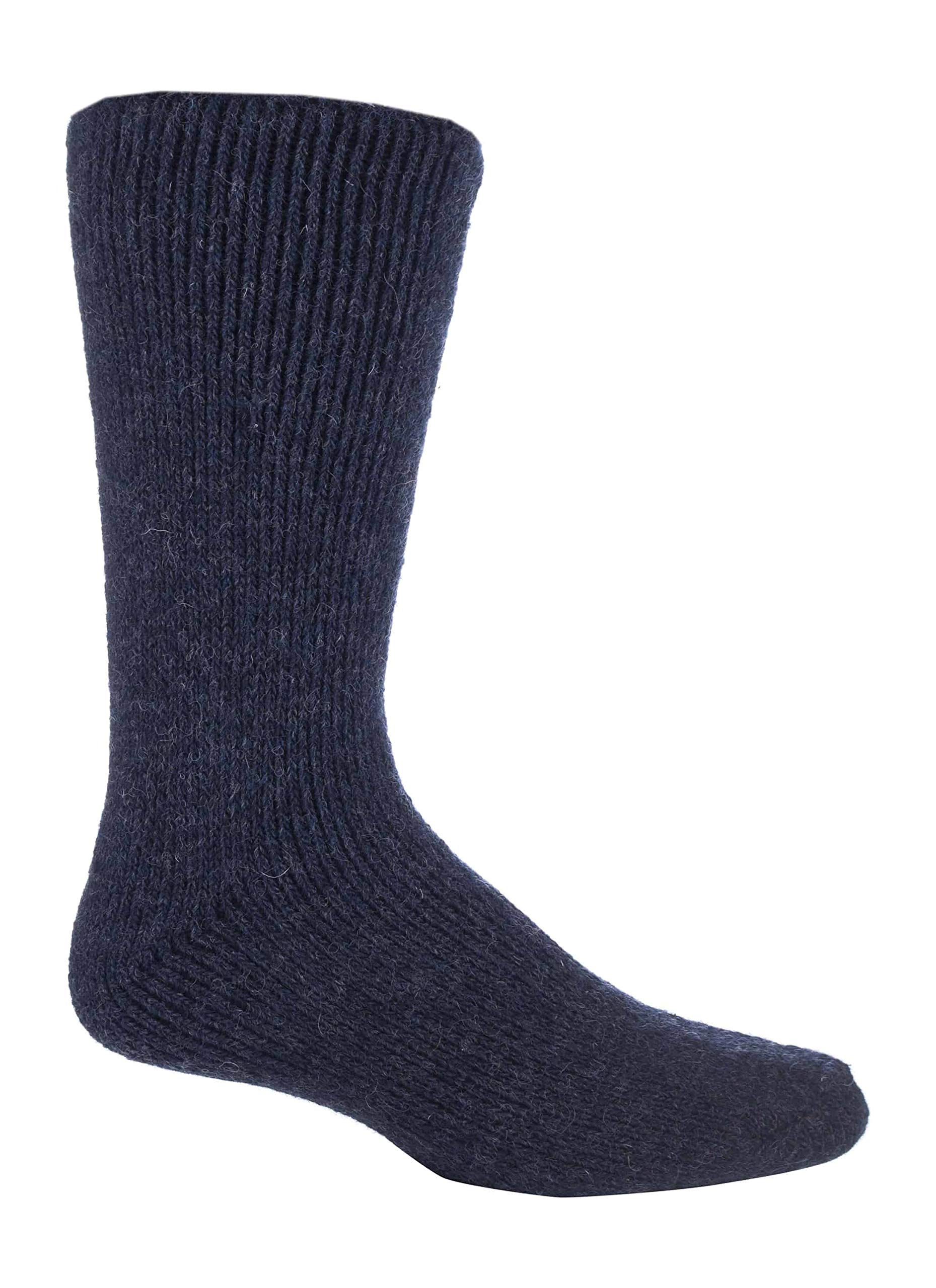 Heat Holders Men's Navy (S.wool) - Thick Heavy Winter Warm 2.7 Tog Short Thermal Wool Rich Socks (6-11 Uk, )