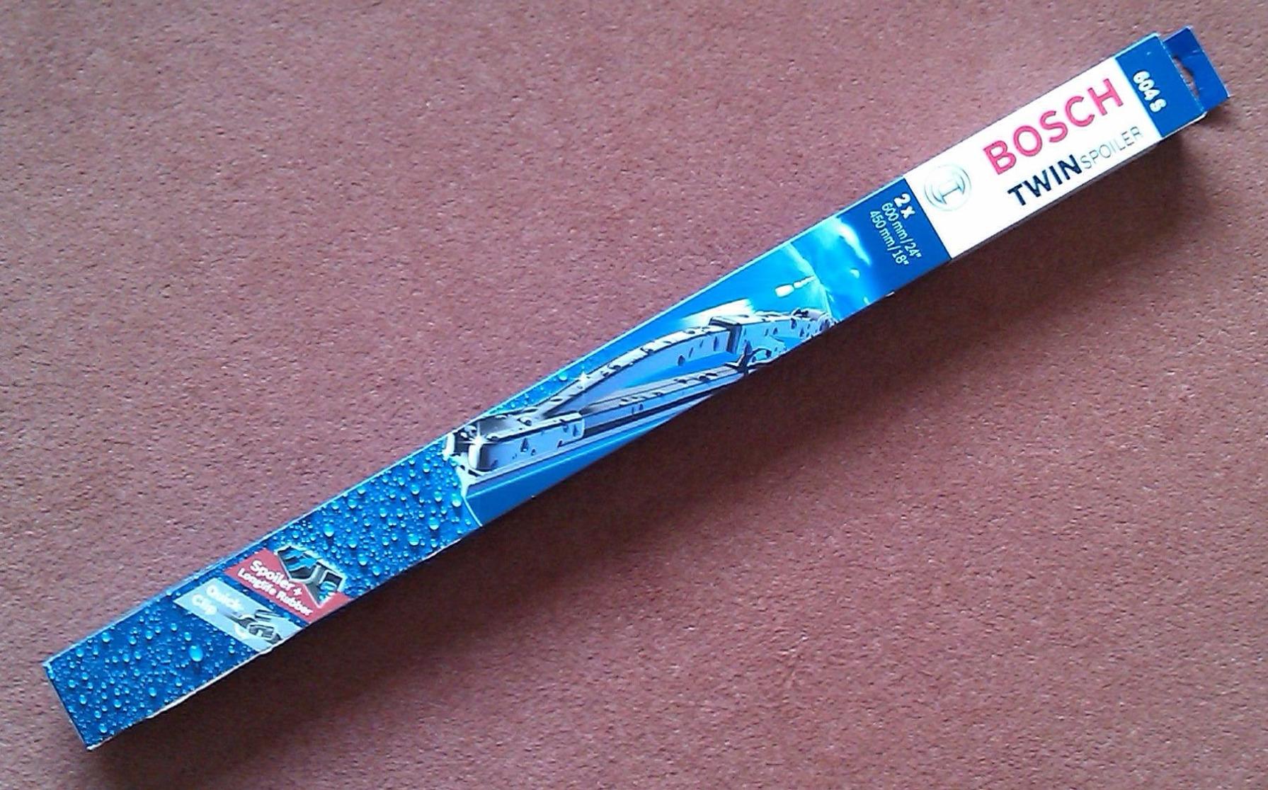 Bosch Wiper Blade Twin Spoiler 604S, Length 600mm/450mm Set of Front Wiper Blades Amazon.co