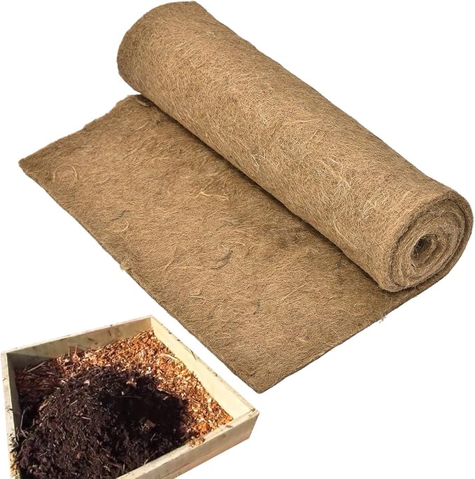 Worm Blanket Jute Fiber Mat, AllNatural Biodegradables Jute Fiber