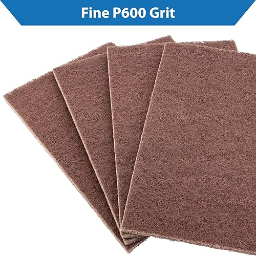 Miniatura 3 de TJR Paquete de 10 almohadillas para rozaduras, no tejidas, de forro polar, para automóviles, automóviles, multiusos de 6 x 9 pulgadas, resistentes a