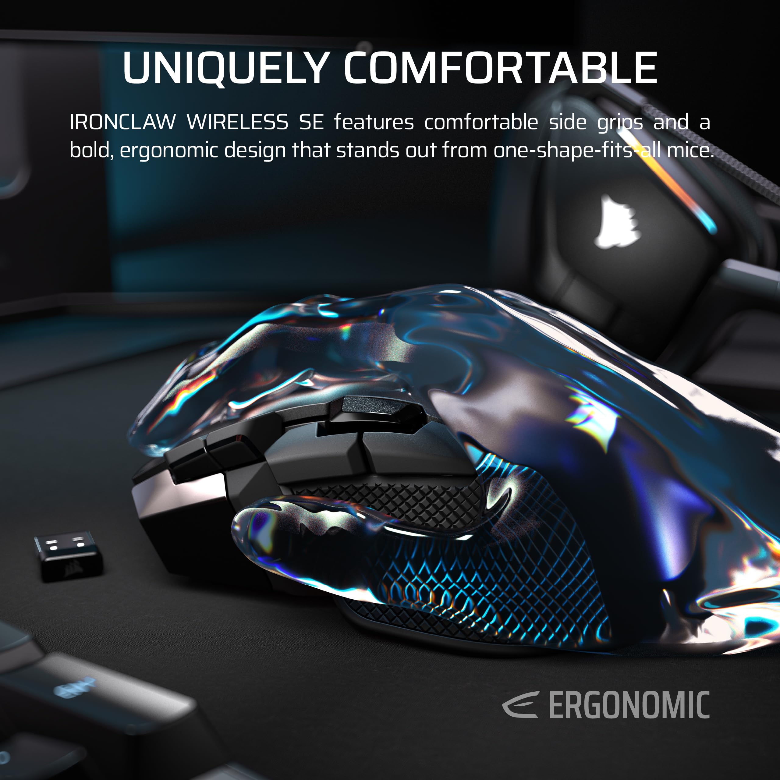 Amazon.com: Corsair IRONCLAW Wireless SE Gaming Mouse – Black
