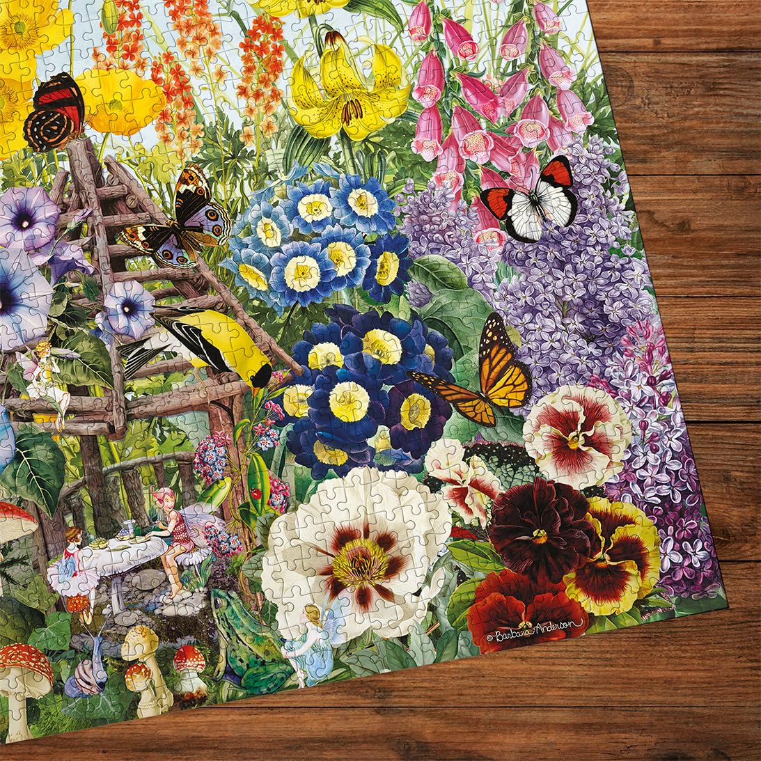Gibsons Gibsons Games - Puzzle da 500 pezzi XL con bellissimi fiori colorati, puzzle sostenibile, per adulti, 100% cartoncino riciclato di alta qualità, ottimo regalo