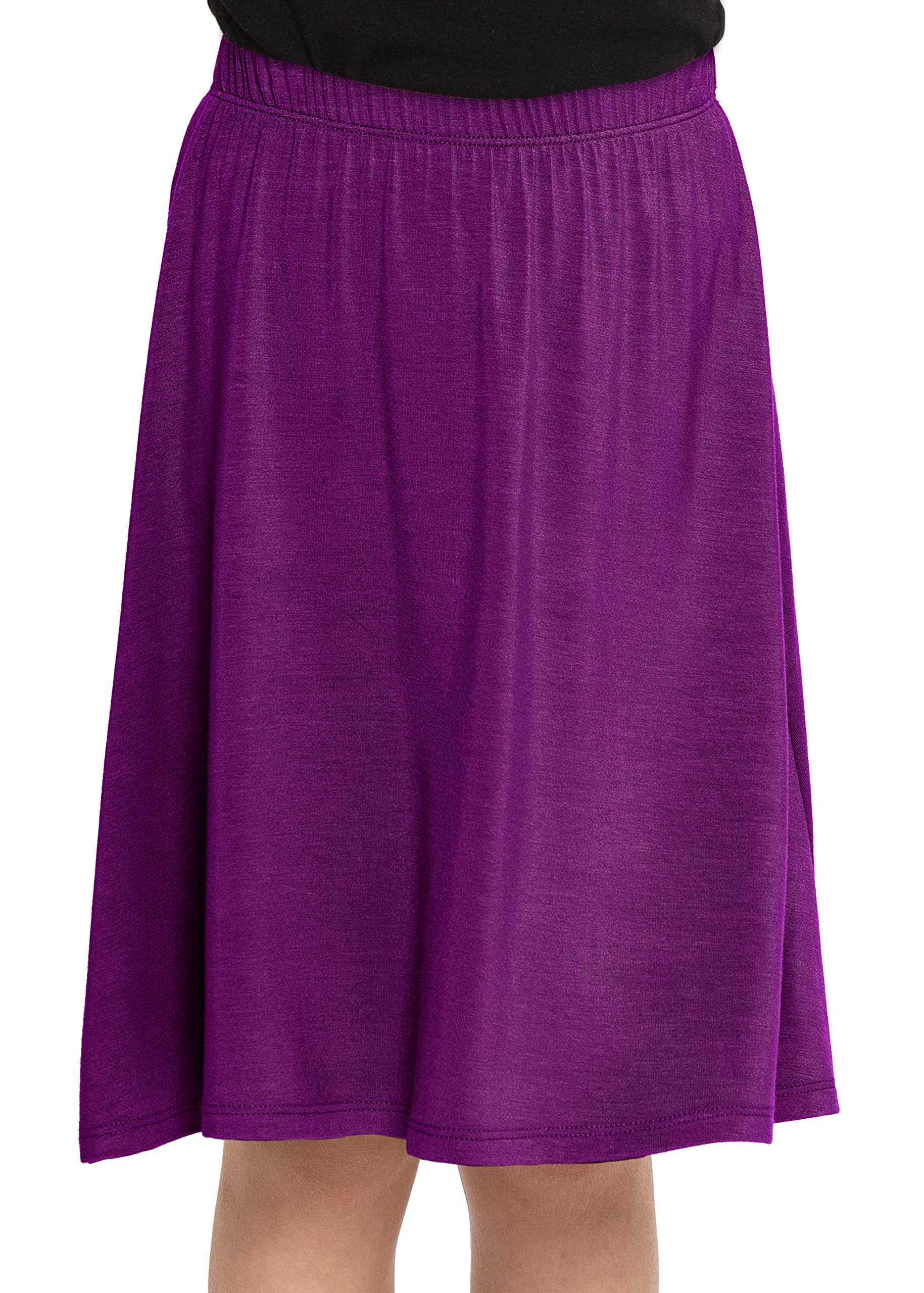 STRETCH IS COMFORT Girls Skirts Flowy A Line Knee Length and Ankle Length