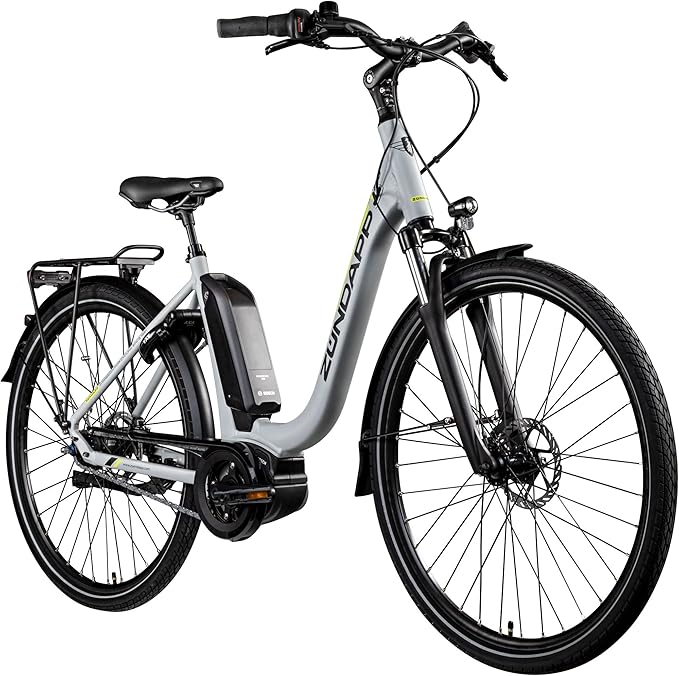 E Bike Damen 28 Zoll Mittelmotor Nabenschaltung Rücktrittbremse Zündapp X300 E Bike 28 Zoll Damen 155-180 cm Elektrofahrrad mit Bosch