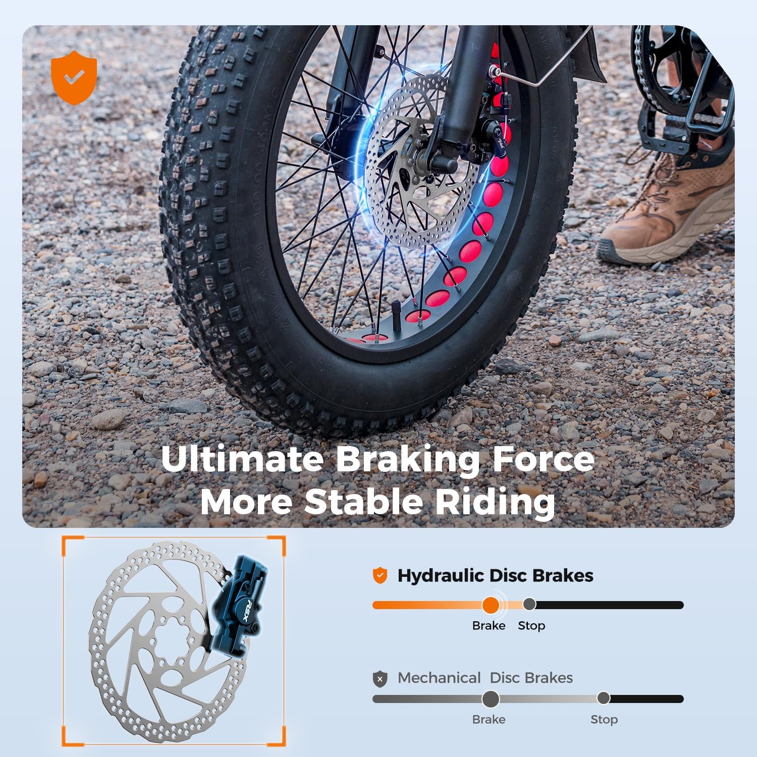 Heybike Mars 2.0/3.0 Foldable Electric Bike, UL2849 Certified, 70+Miles Long Range, 1400W/1800W Peak Motor 32MPH, 624WH Removable Battery, 20"*4 Fat Tire Ebike for Snow, Commute, Full Suspension