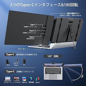 Amazon.co.jp: Kwumsy ポータブルディスプレイS1 Portable