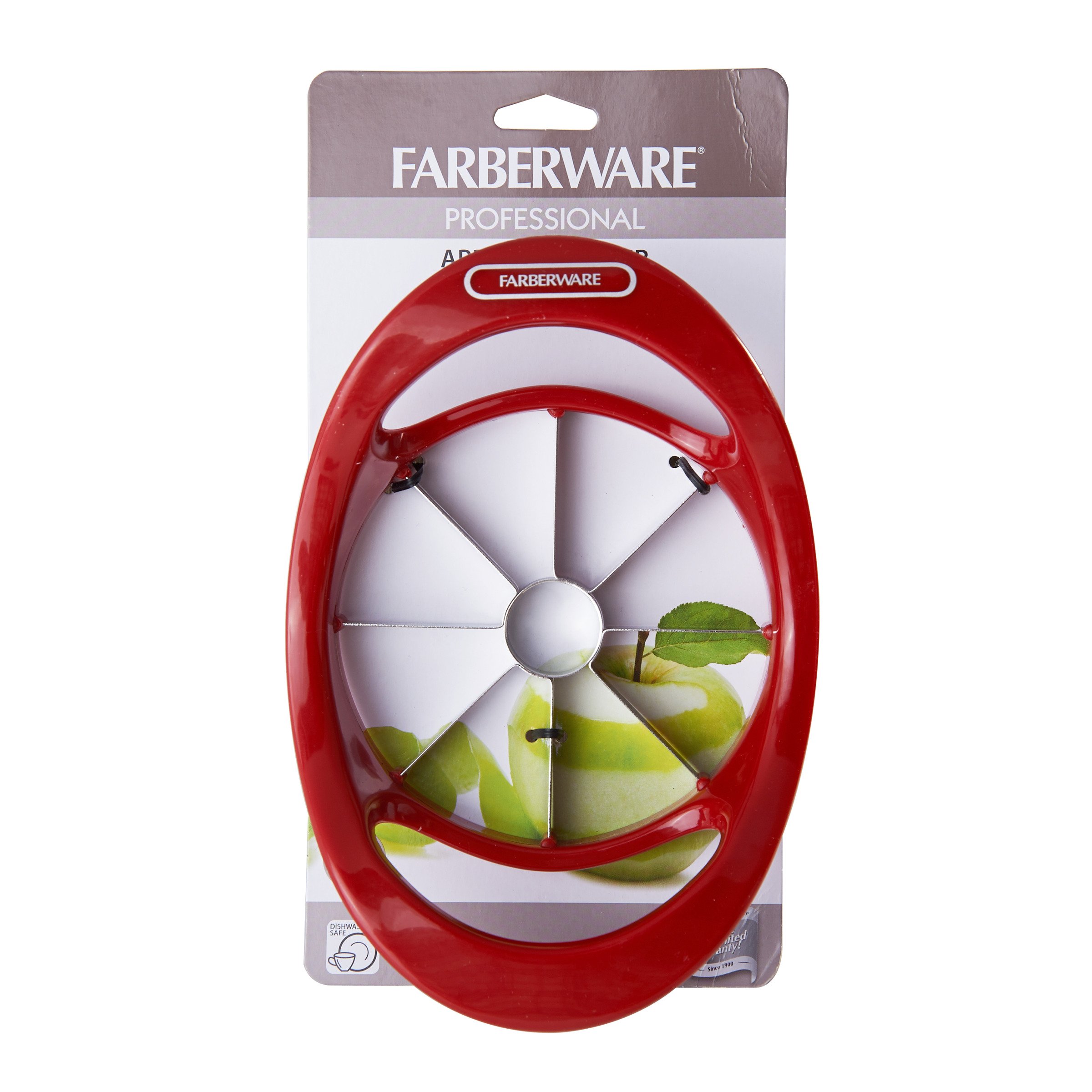 Farberware 5216371 Professional Plastic Apple Corer/Wedger with Stainless Steel Blades, Red - Image 3