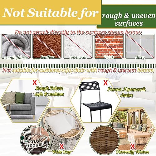 Miniatura 8 de TEUVO Gancho y lazo para coser para mantener el cojín del sofá en su lugar, cinta de tela no adhesiva para manualidades, proyectos de bricolaje y