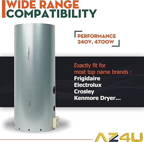 Miniatura 5 de AZ4U 137114000 Asamblea del elemento calefactor del secador con 137032600 137060800 Fusible térmico 3204267 508516 El termostato de límite alto