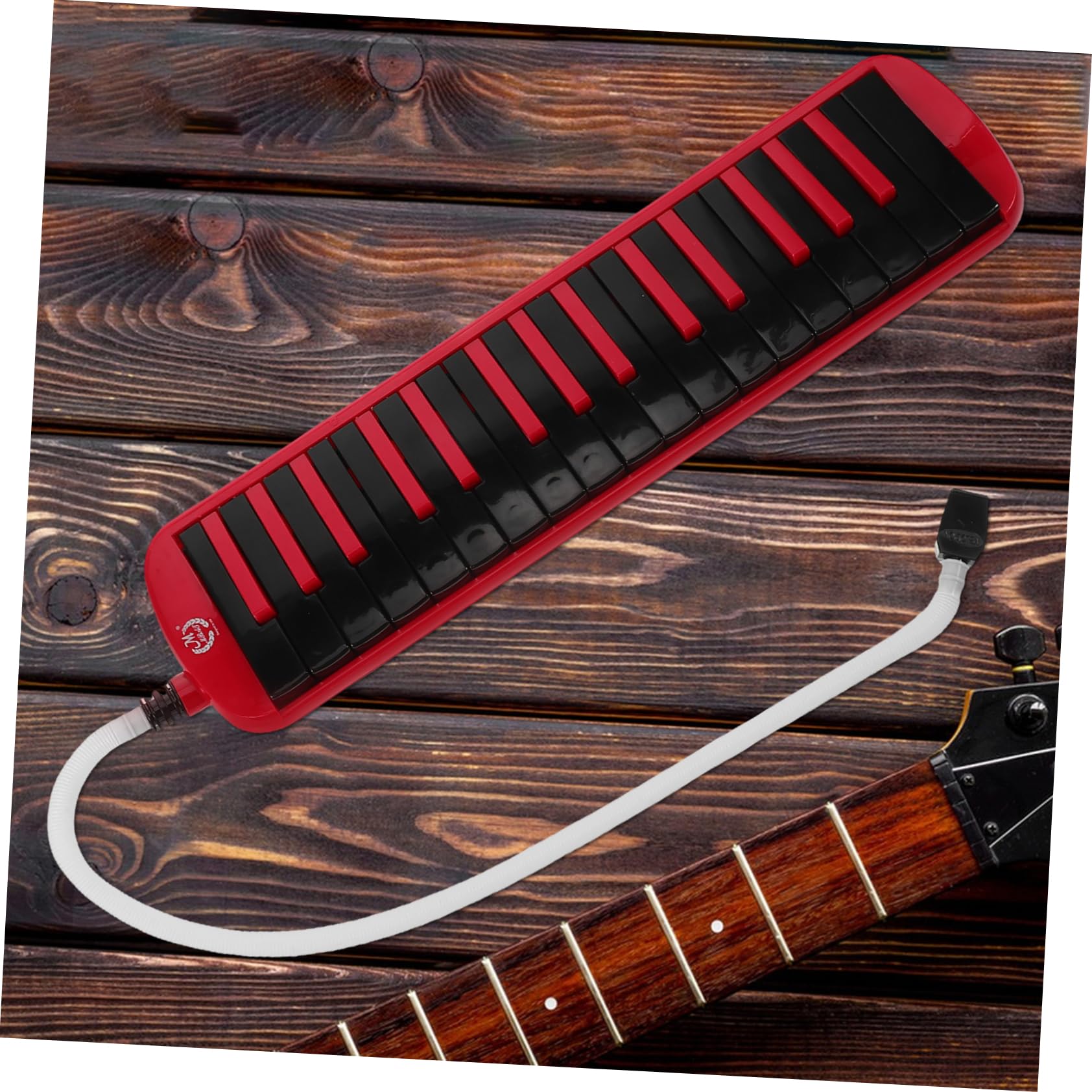 32-tasten Melodica für Anfänger und Erwachsene Leichtes Blasinstrument aus Abs mit Mundstück Schlauchset und Tragetasche