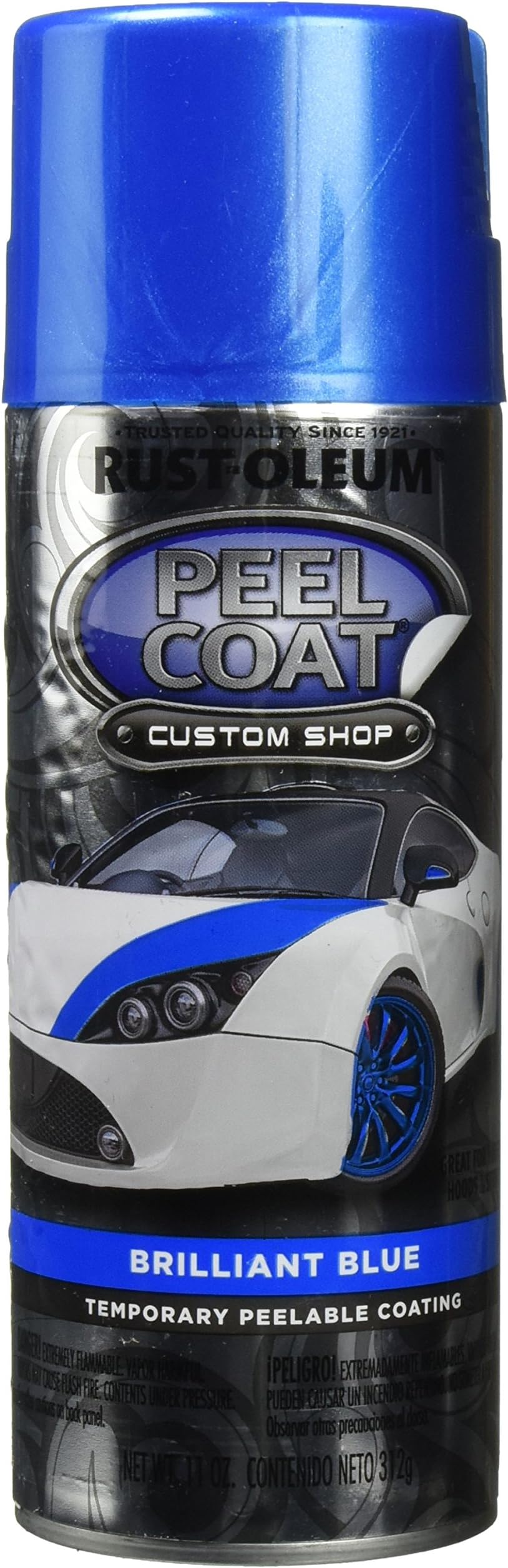 283781 11OZ BLU Matt Peel Coat Blue