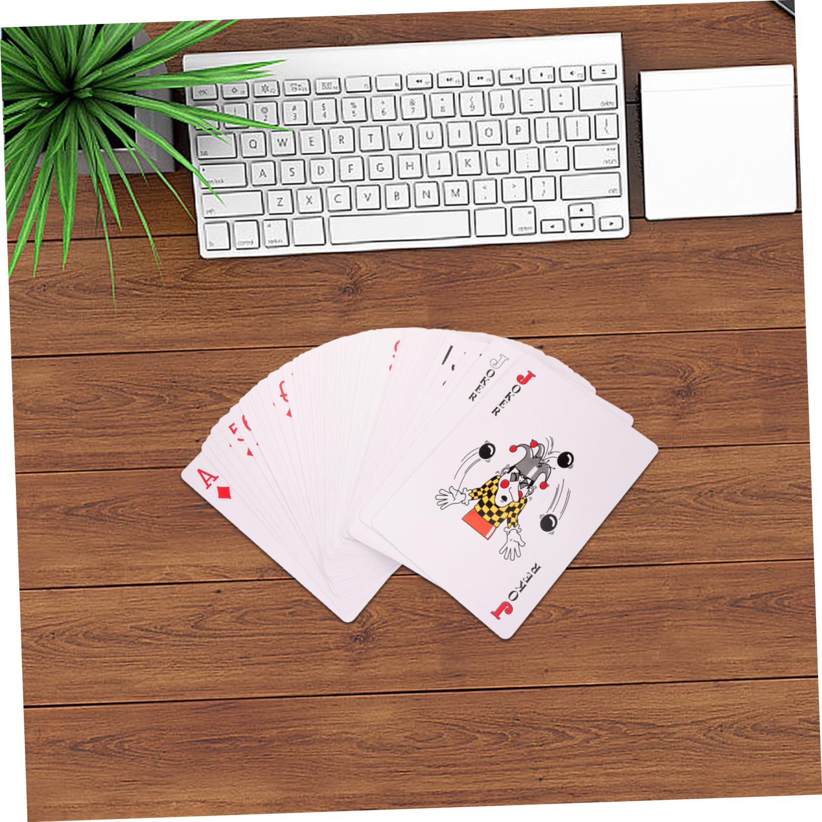 Juego de Cartas de Póker Gigante para Adultos, Cartas de Papel Fáciles de Guardar y Llevar, Ideales para Juegos de Mesa y Viajes, 1 Set