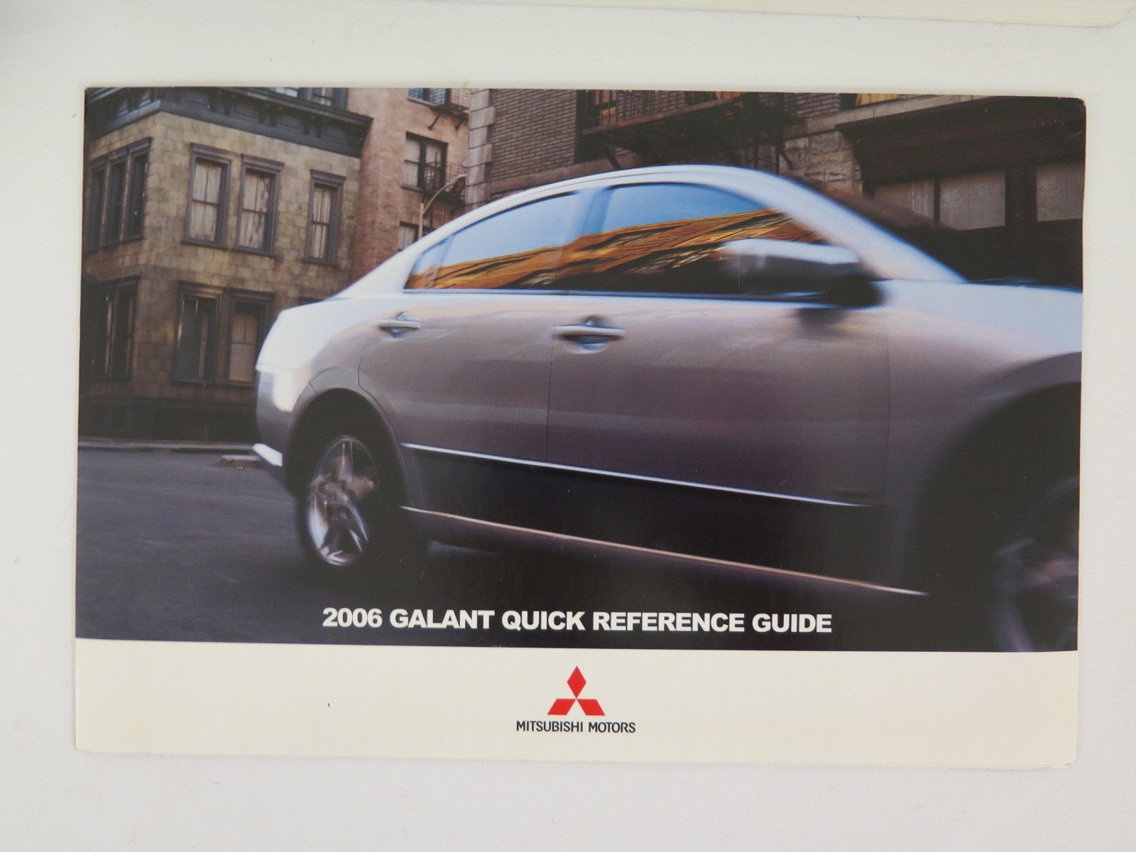 2006 Mitsubishi Galant owners manual
