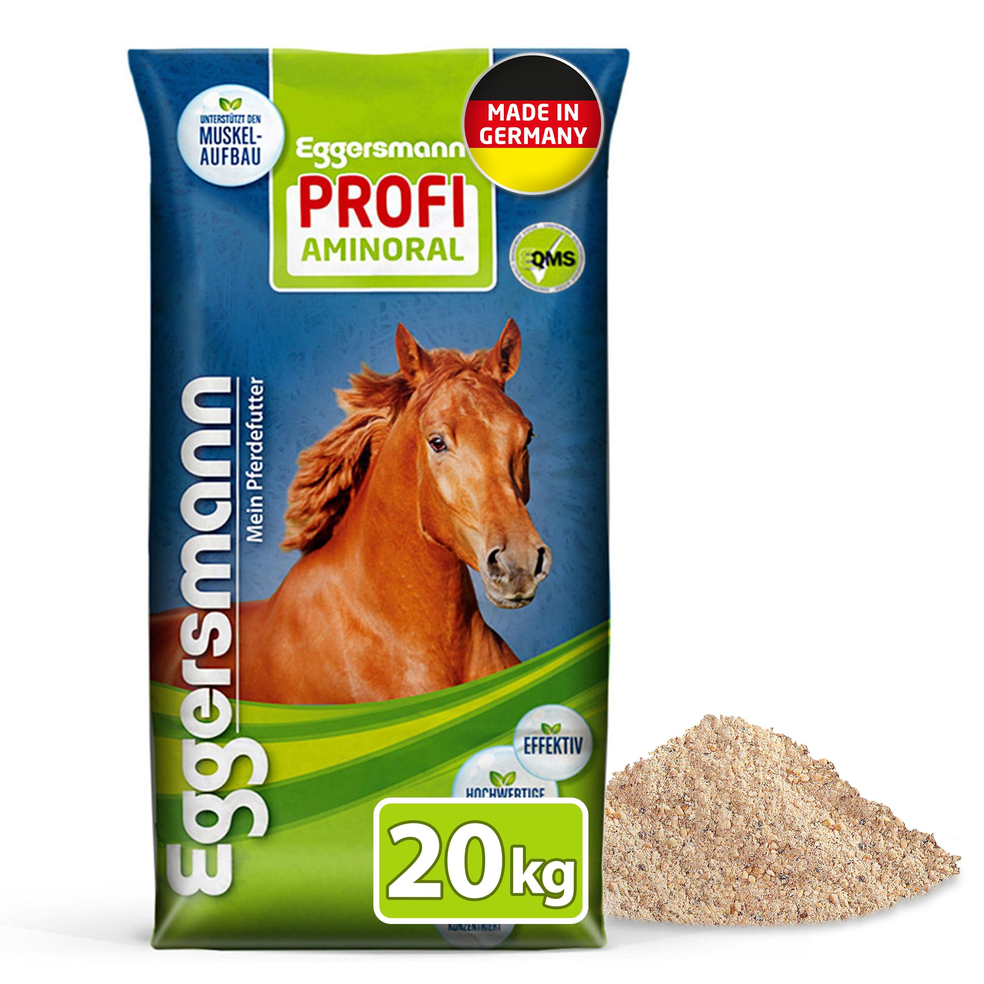 Eggersmann Mein Pferdefutter Profi Aminoral 20 kg Konzentrat mit essentiellen Aminosäuren Ergänzungsfuttermittel für Sportpferde