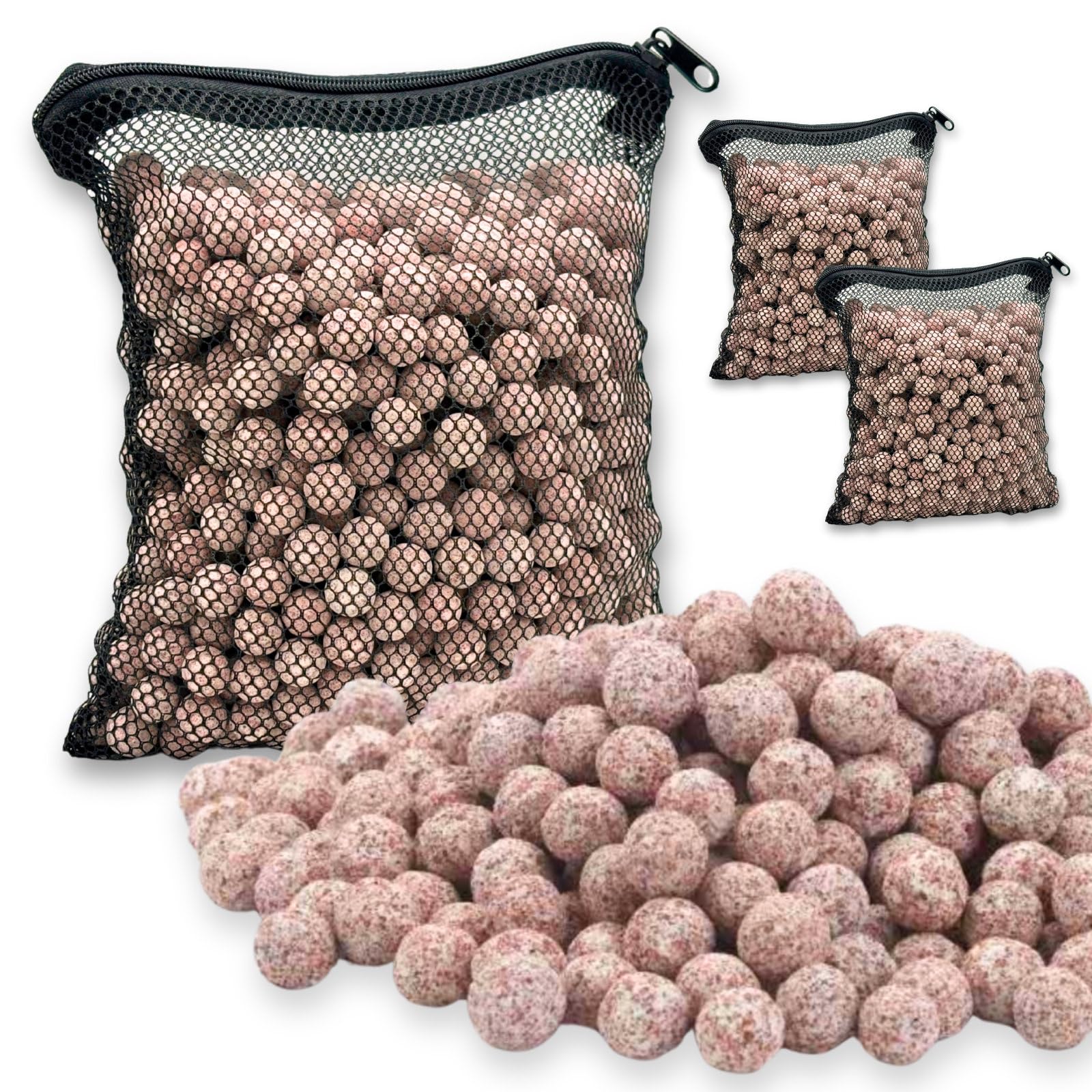 専用　天然セラミック ろ材 さまざまな形状 Amazon | MARUHADO 濾過材 ろ材 水槽 セラミックボール ネット入り