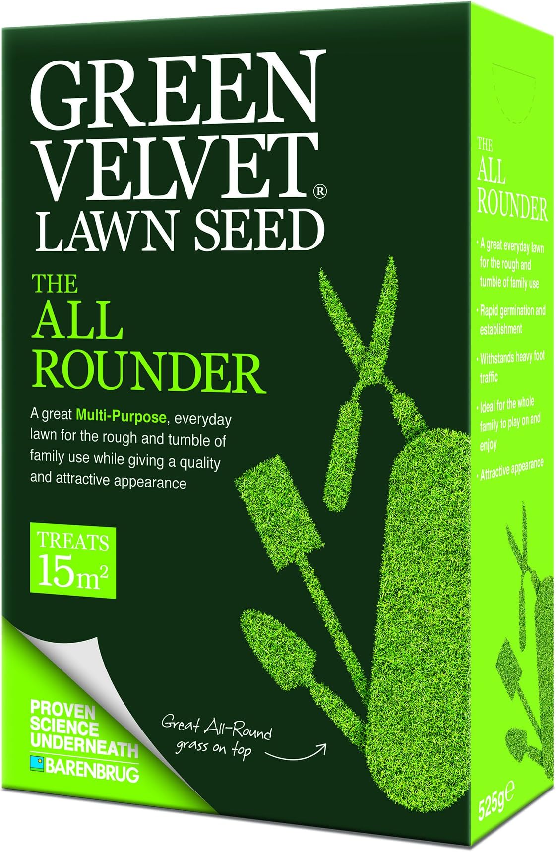 Green Velvet 525g Lawn Seed The All Rounder