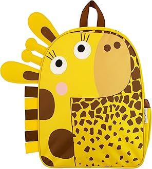 Kids Giraffe Backpack Animal School Bag Yellow
