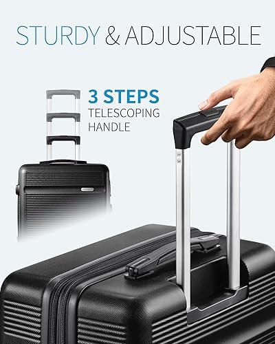 Miniatura 7 de Zitahli Luggage Set - 3 Pieces Luggage Sets Expandable - Hard Case Luggage - Spinner Wheels Suitcase with TSA Lock - YKK Zippers Suitcase Sets