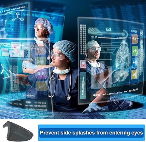 Miniatura 8 de Protectores laterales para lentes, protectores laterales deslizantes, tamaño L se adapta a medianos a grandes, tamaño M para marcos de lentes