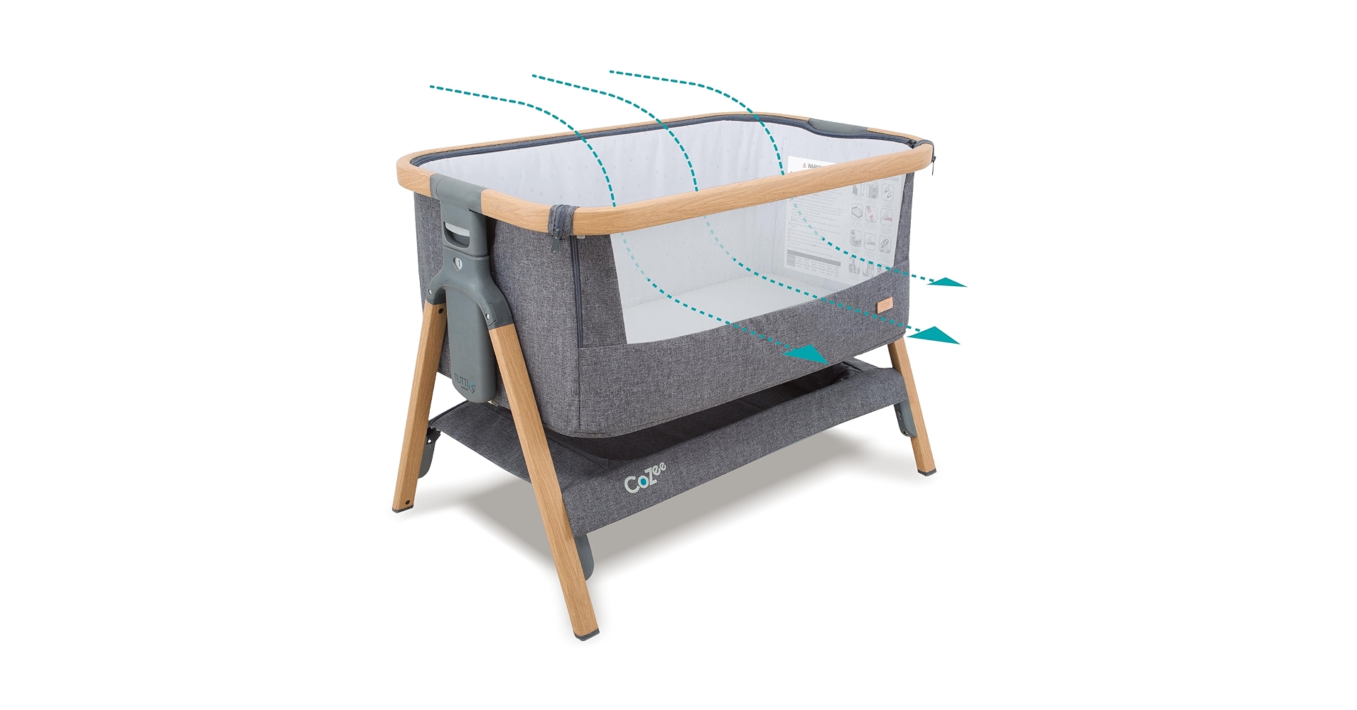 Amazon.com : Tutti Bambini CoZee® 2-in-1 Baby Bassinet