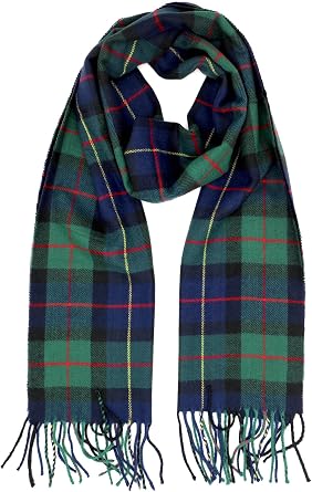 Achillea Cashmere Feel Tartan Plaid Scarf - Classic Winter Scarf for Men & Women, Scottish Heritage Holiday Gift