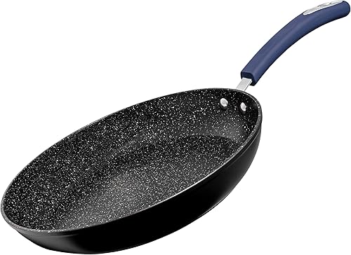 Millvado Sartén antiadherente, sartén grande de 11 pulgadas con revestimiento antiadherente resistente, mango de silicona de fácil agarre, sartenes