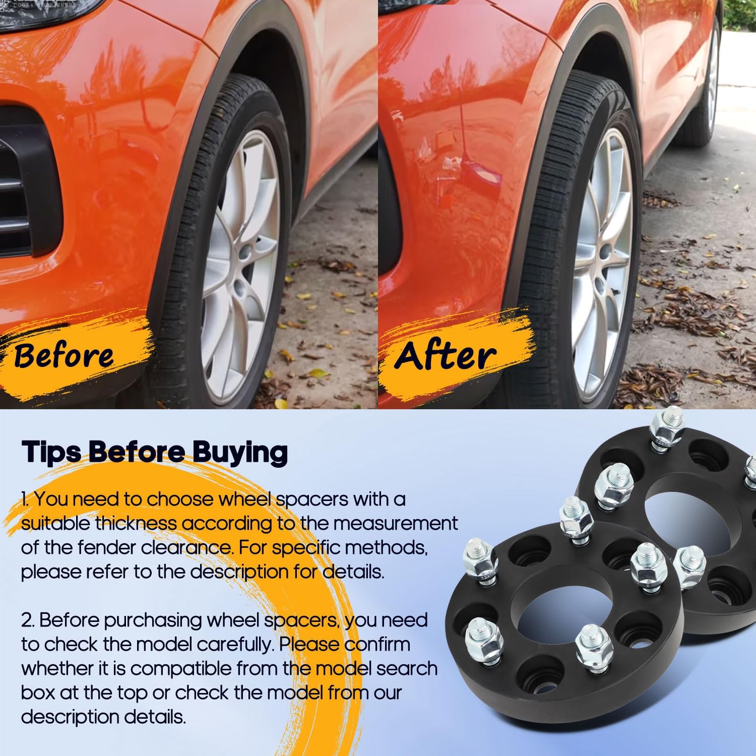 OCPTY 4Pcs Wheel Spacers 5x110 to 5x114.3 Wheel Adapters 25mm Thread 12x1.5 Center Bore 65.1mm for Chevrolet Cobalt HHR for Pontiac G5 G6