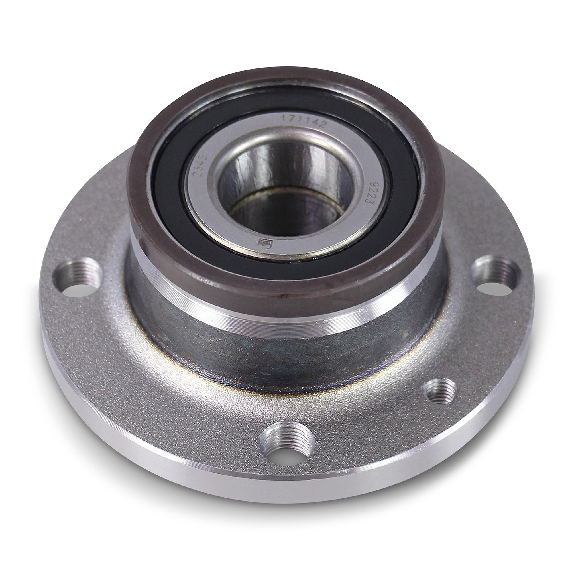 Febi bilstein 171142 Roulement de roue avec moyeu de roue, anneau d'impulsion ABS et écrou d'essieu, 1 pièce | Compatible avec: ALFA ROMEO 145, 146, MITO, CITROËN C3 II, C3 II Kasten/Schrägheck, C3 III, C3 III Van, C4 CACTUS