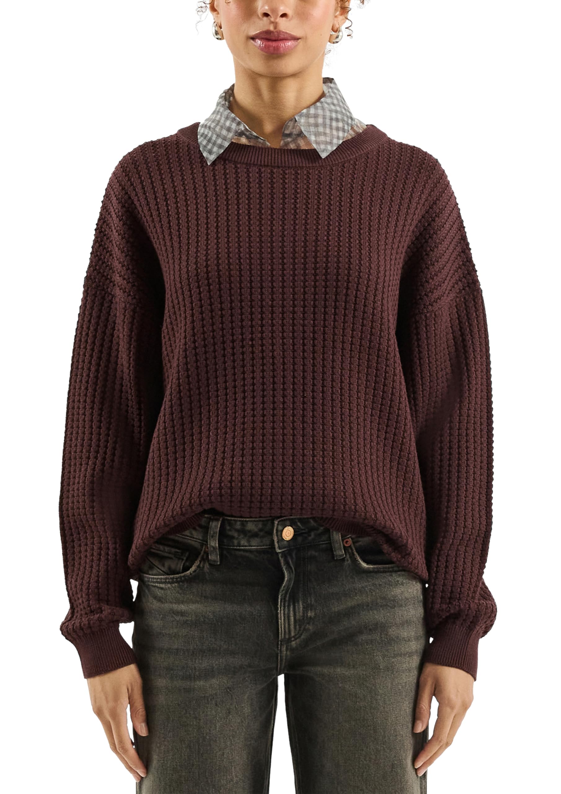 QS Strukturierter Pullover