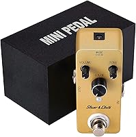 Vista 6 de SharkChili Fuzz Single Effect True Bypass para guitarra eléctrica Overdrive (sin fuente de alimentación)