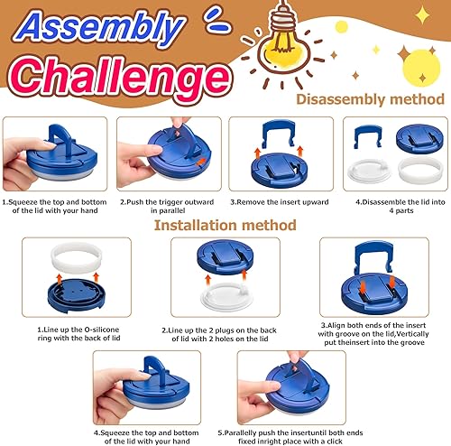 Miniatura 3 de Tarro de comida aislado al vacío de 20 onzas con tapa de hebilla, termo de sopa para comida caliente para niños, boca ancha, a prueba de fugas, de