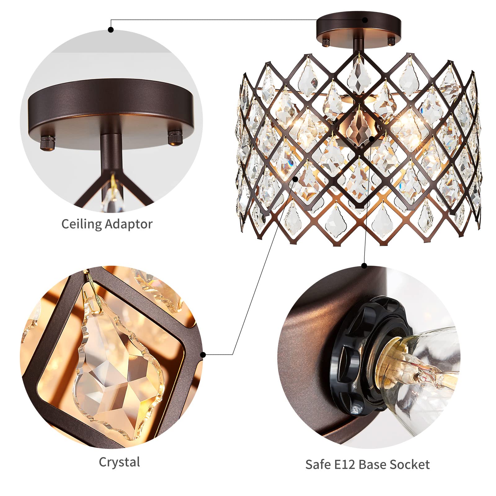 RO-4085 RK-5503 イヴ Progress Lighting Archie 2-Light Brass
