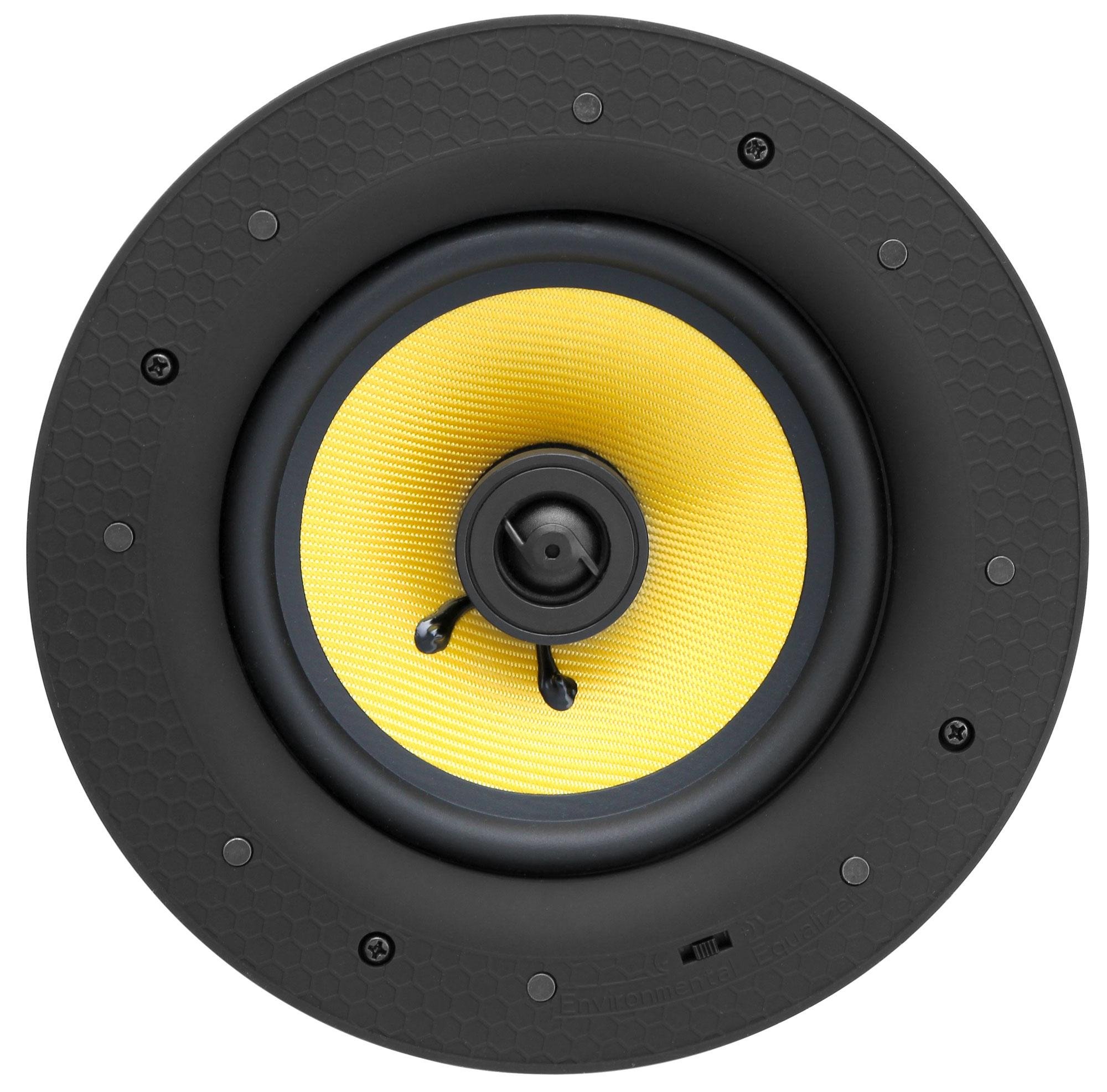 Pronomic CLS-660 WH Haut-Parleur encastrable tissé 2 Voies Haut de Gamme