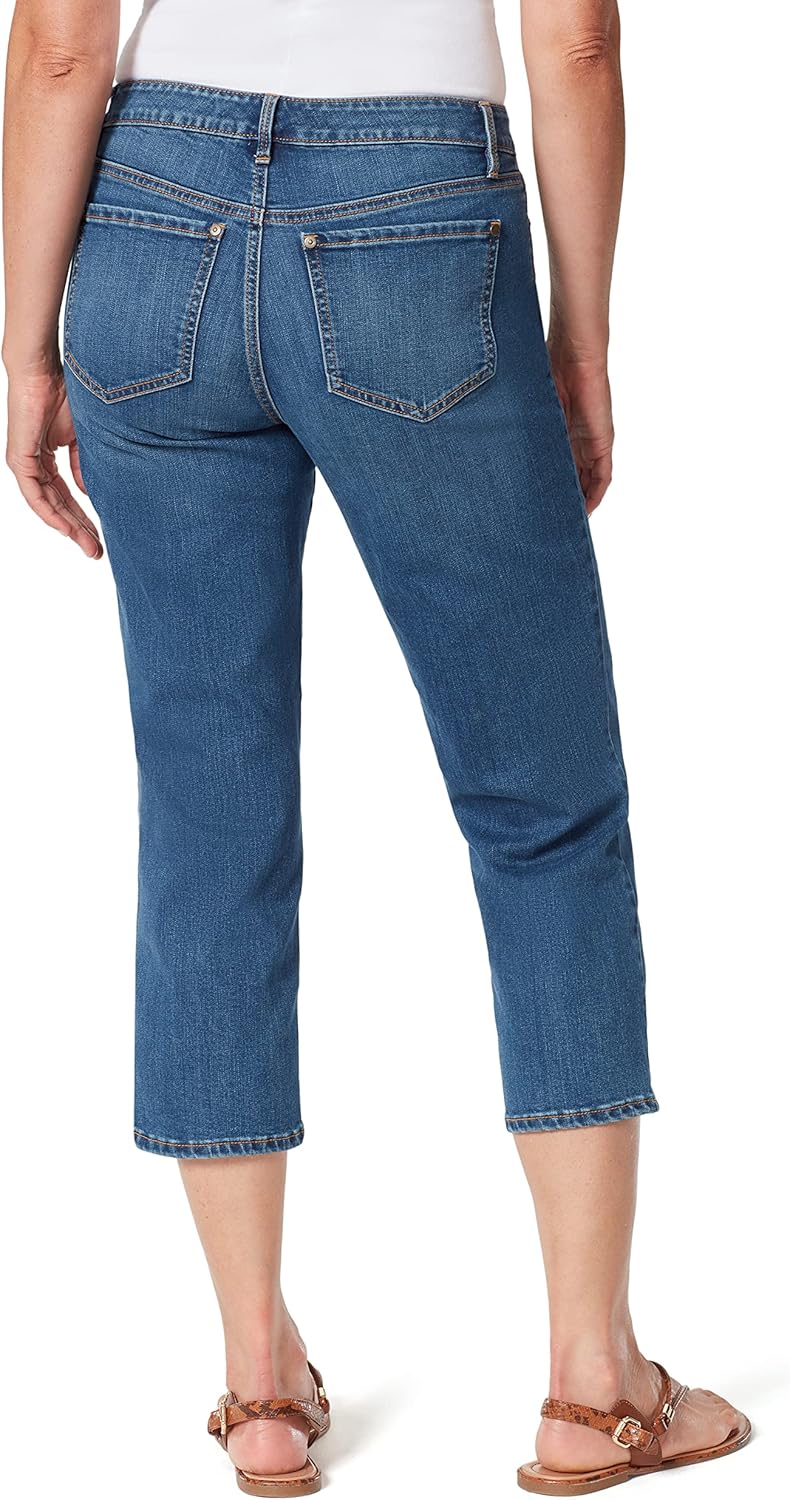 Gloria Vanderbilt Women's Slim Straight Leg Crop Standard