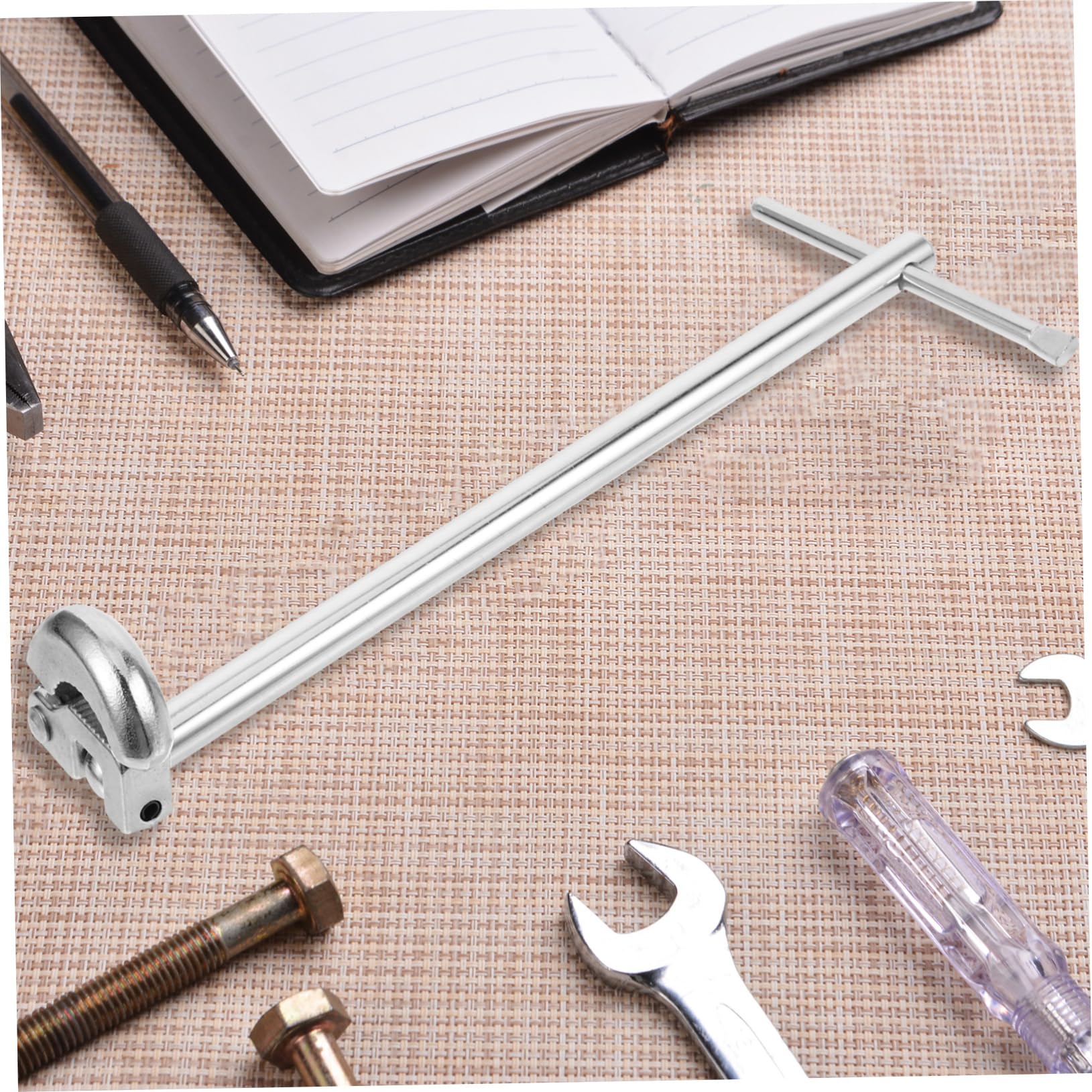 Llave Ajustable para Fontanería Multifuncional de Inoxidable Herramienta y Portátil para Reducidos para Reparación de Fregaderos y de Plomería y Profesional