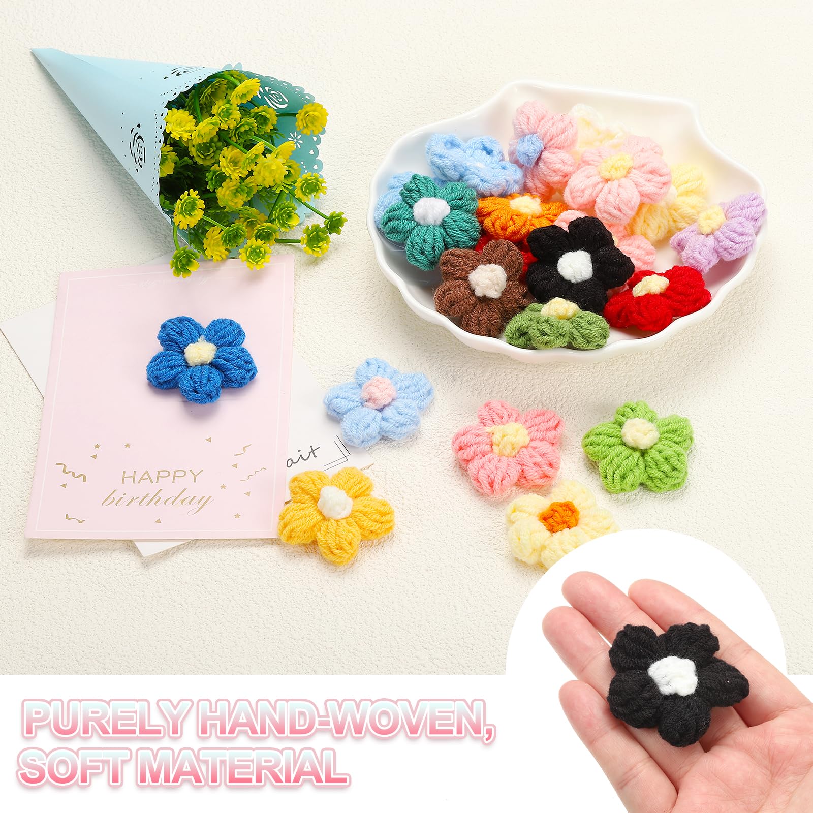 PATIKIL Crochet Flowers - Image 4