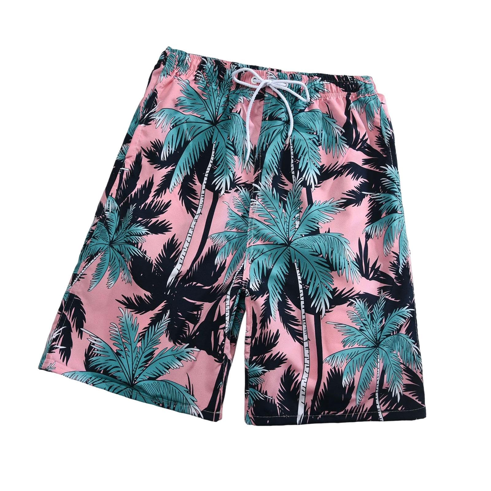 Fashion My Day® Men's Swim Trunks Without Mesh Liner Loose Big Quick Drying Printed Beachwear L Blue | Clothing & Accessories|Men|Swimwear|Trunks | Swimwear-image-41