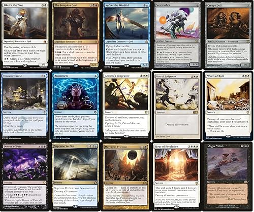 Miniatura 3 de Elite Wrath Control Commander Deck  Personalizado  Elite  MTG  5 colores EDH  100 tarjetas