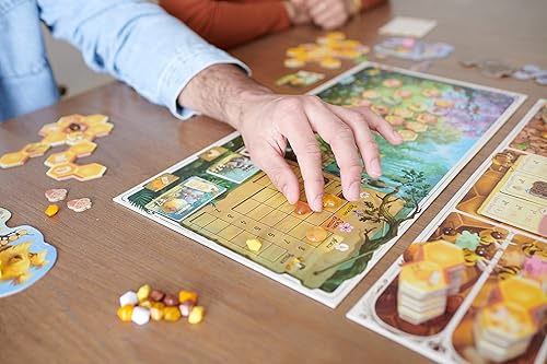 Miniatura 6 de Goliath Honey Buzz - Juego de mesa de estrategia de colocación de azulejos, componentes de madera, 1-4 jugadores, a partir de 10 años