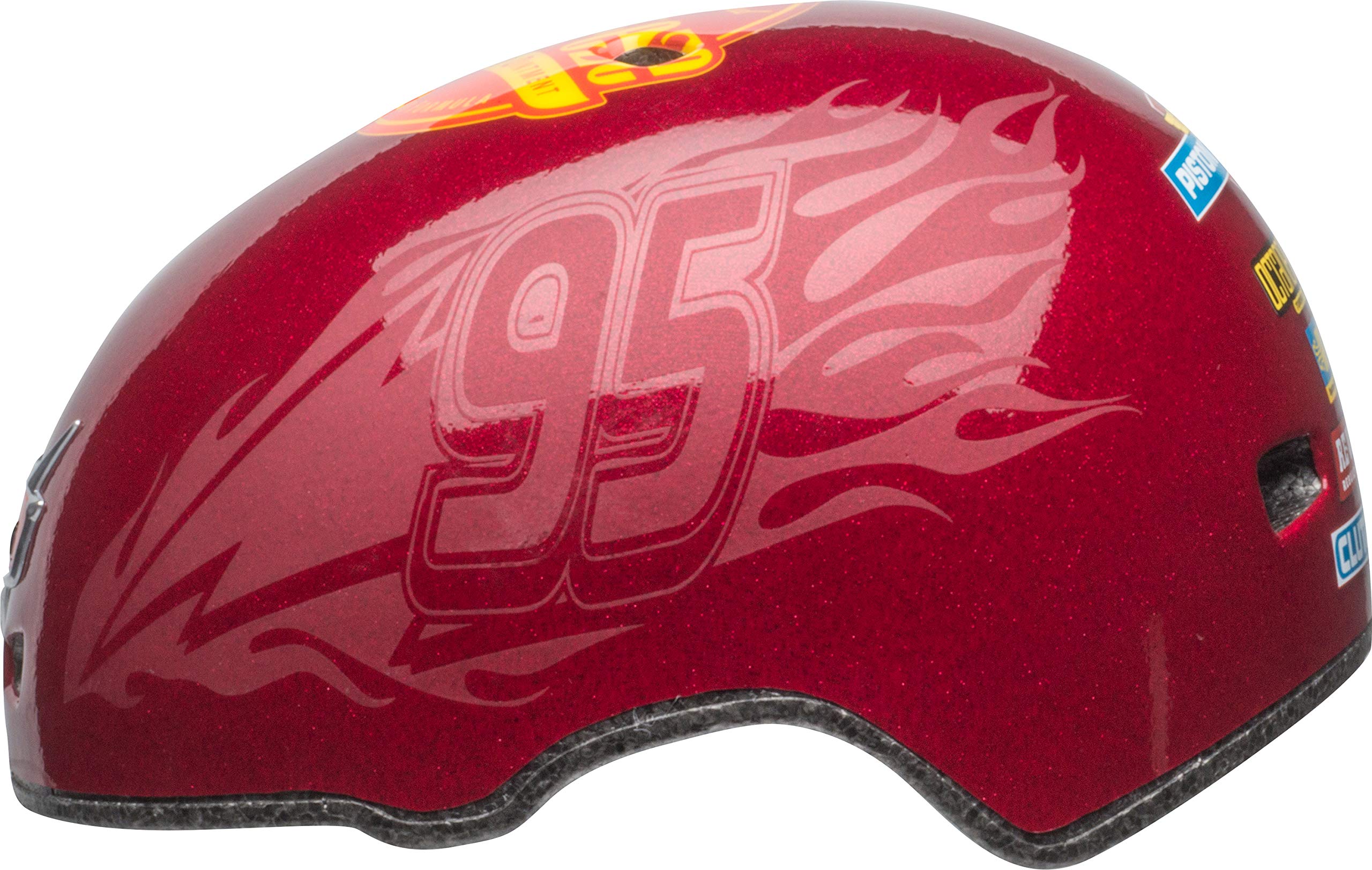 Bell Cars Bike Helmet, Casque Unisexe Enfant, Flamme fantôme Crom, Enfant (5-8 yrs.)