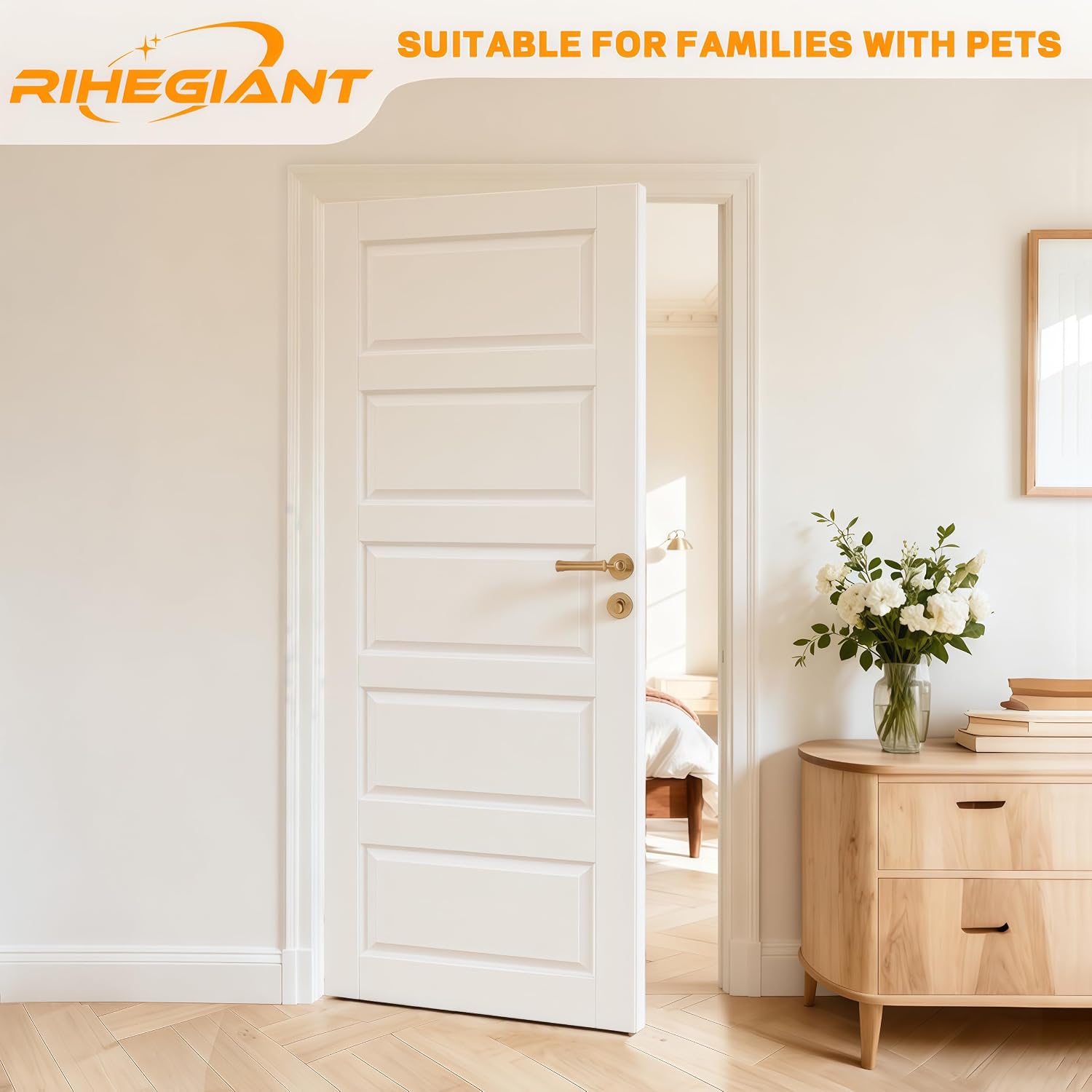 30" x 80" Slab Door It adopts a Five-Grid core Board Design, which can be Easily DIY in Color Without Assembly. It is Suitable for Kitchens, bedrooms, Closets, bathrooms and Pantries