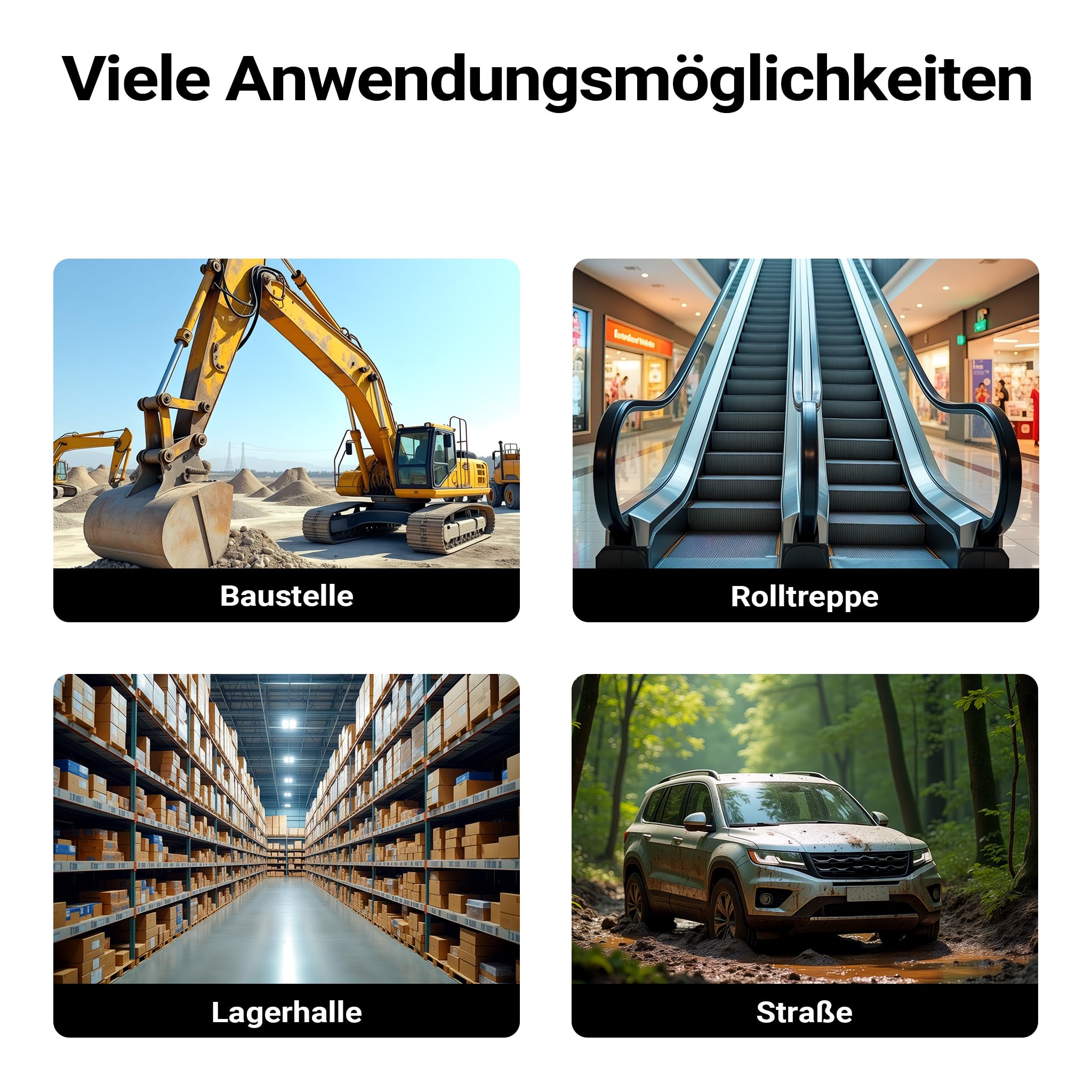 Wiltec mobile Absperrung aus Kunststoff faltbar 60 x 32 x 101 cm, Mobilzaun ausziehbar bis 3,9 m mit Rollen, Absperrzaun aus robustem Material
