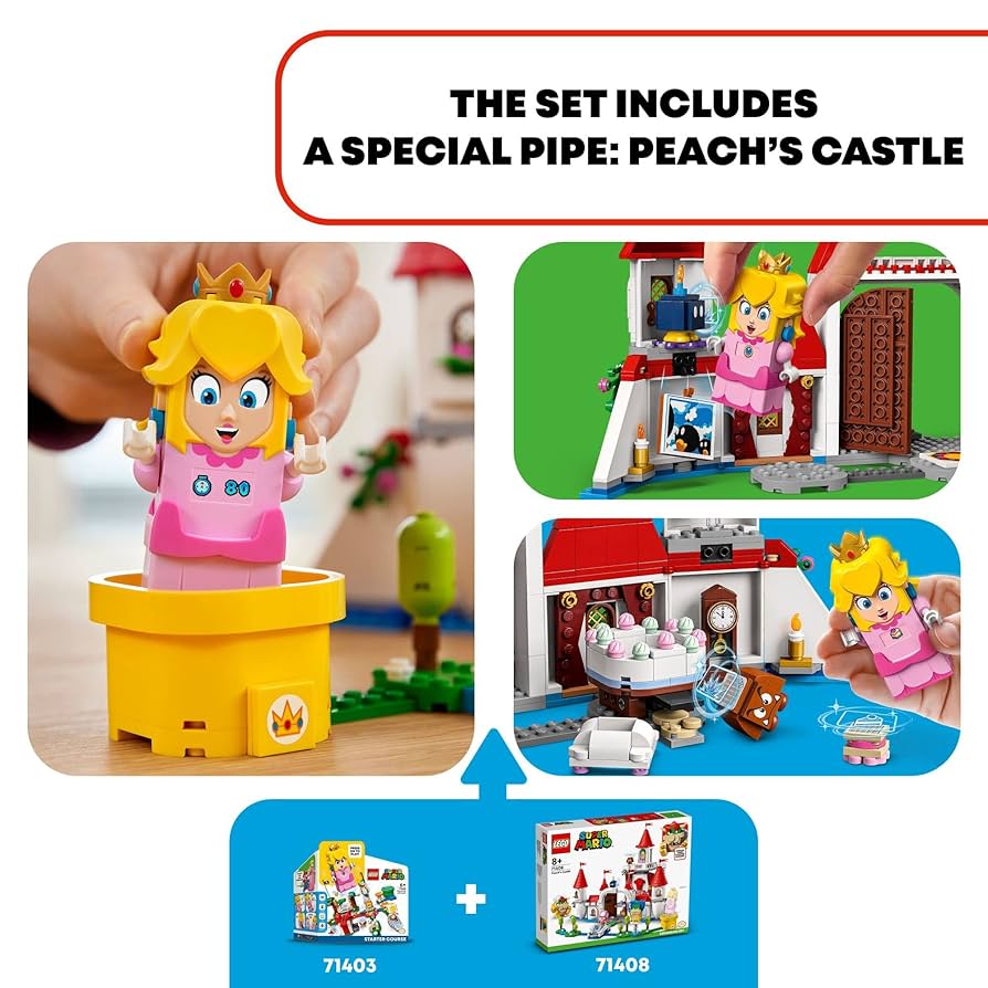 タケ アイボリーXXXXL Amazon.com: LEGO Super Mario Peach's Castle Expansion Set