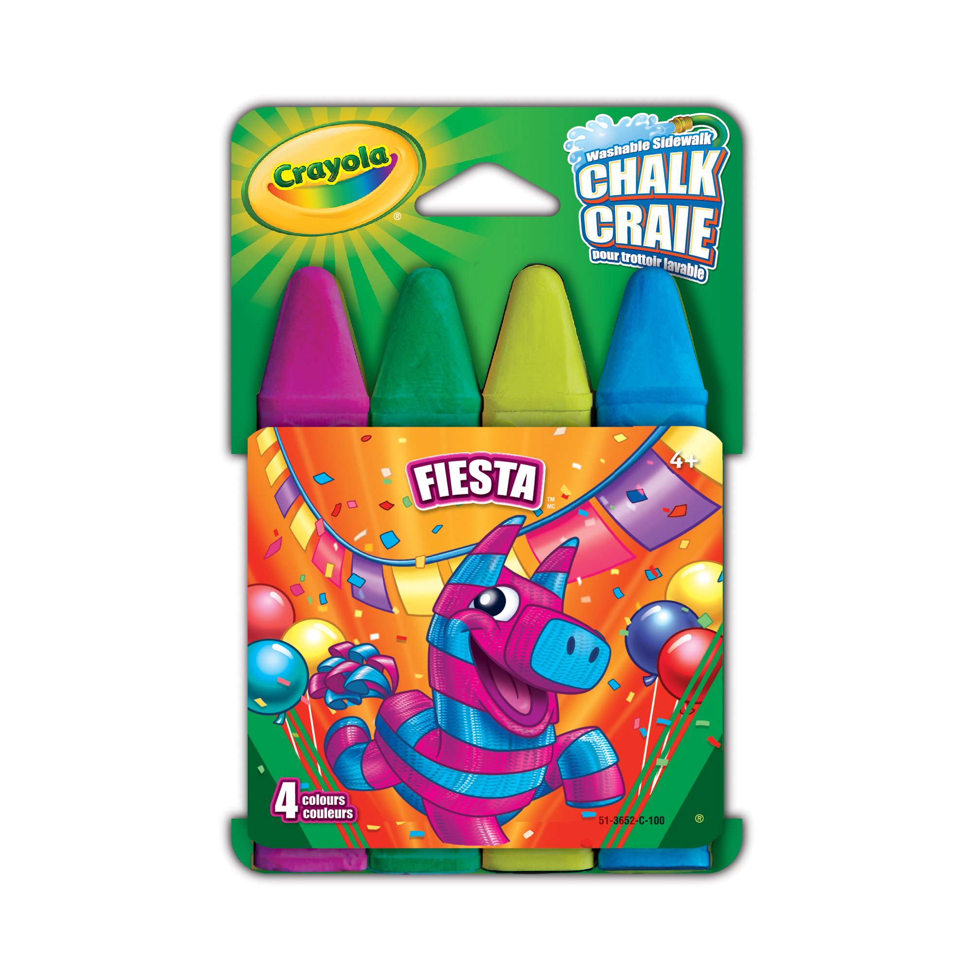 Crayola Fiesta, tiza para acera, regalo