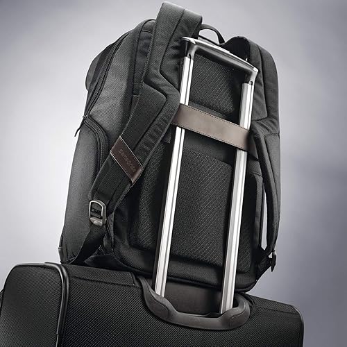 Vista 6 de Samsonite Mochila de negocios Kombi, Negro/Marrón, Mochila de negocios Kombi