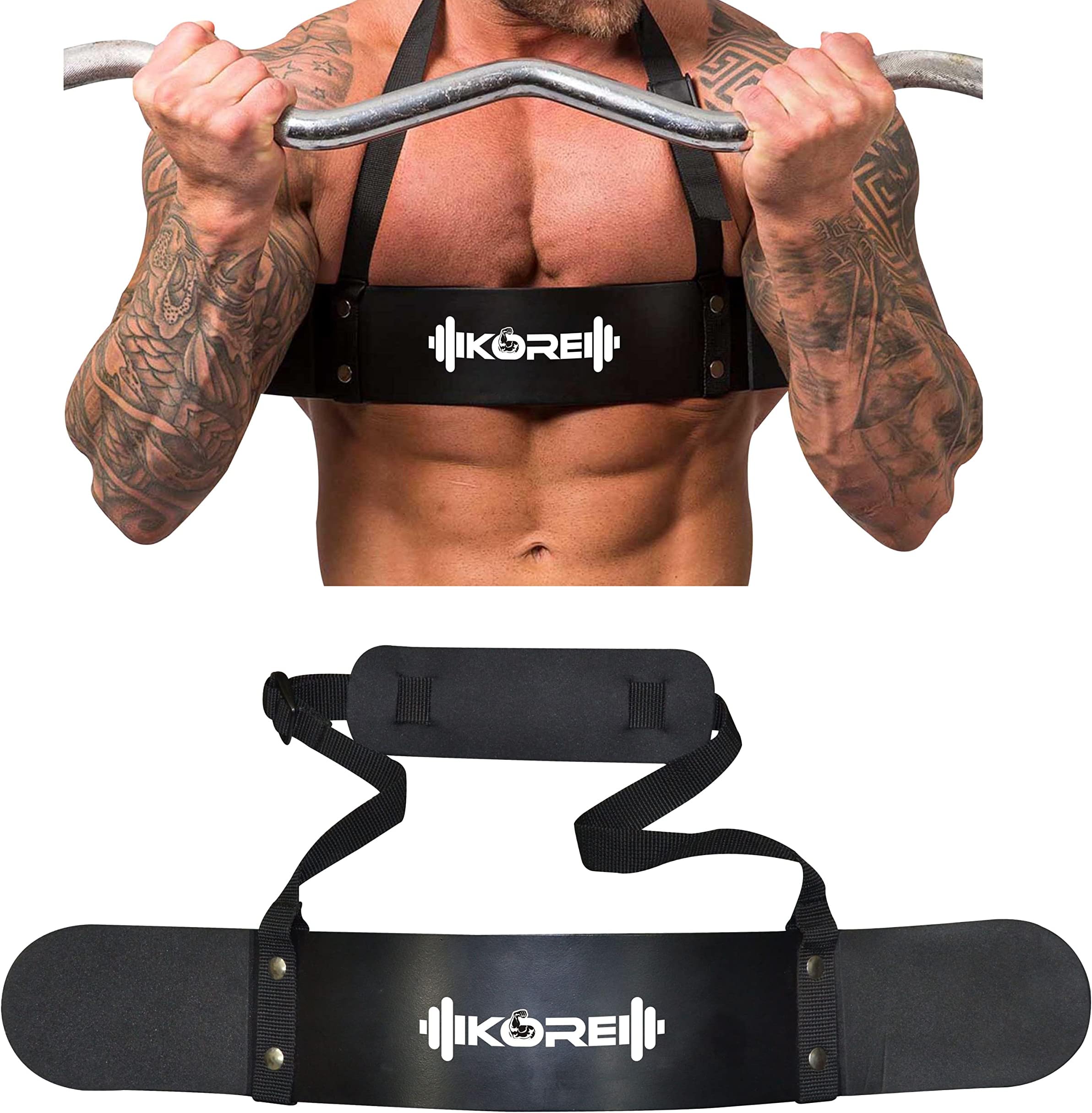 Kore Arm Blaster for Biceps (Free Size, Black)
