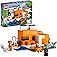 LEGO Minecraft The Fox Lodge House 21178 Animal Toys with Drowned Zombie Figure, Birthday Gift for Kids, Boys and Girls Age 8