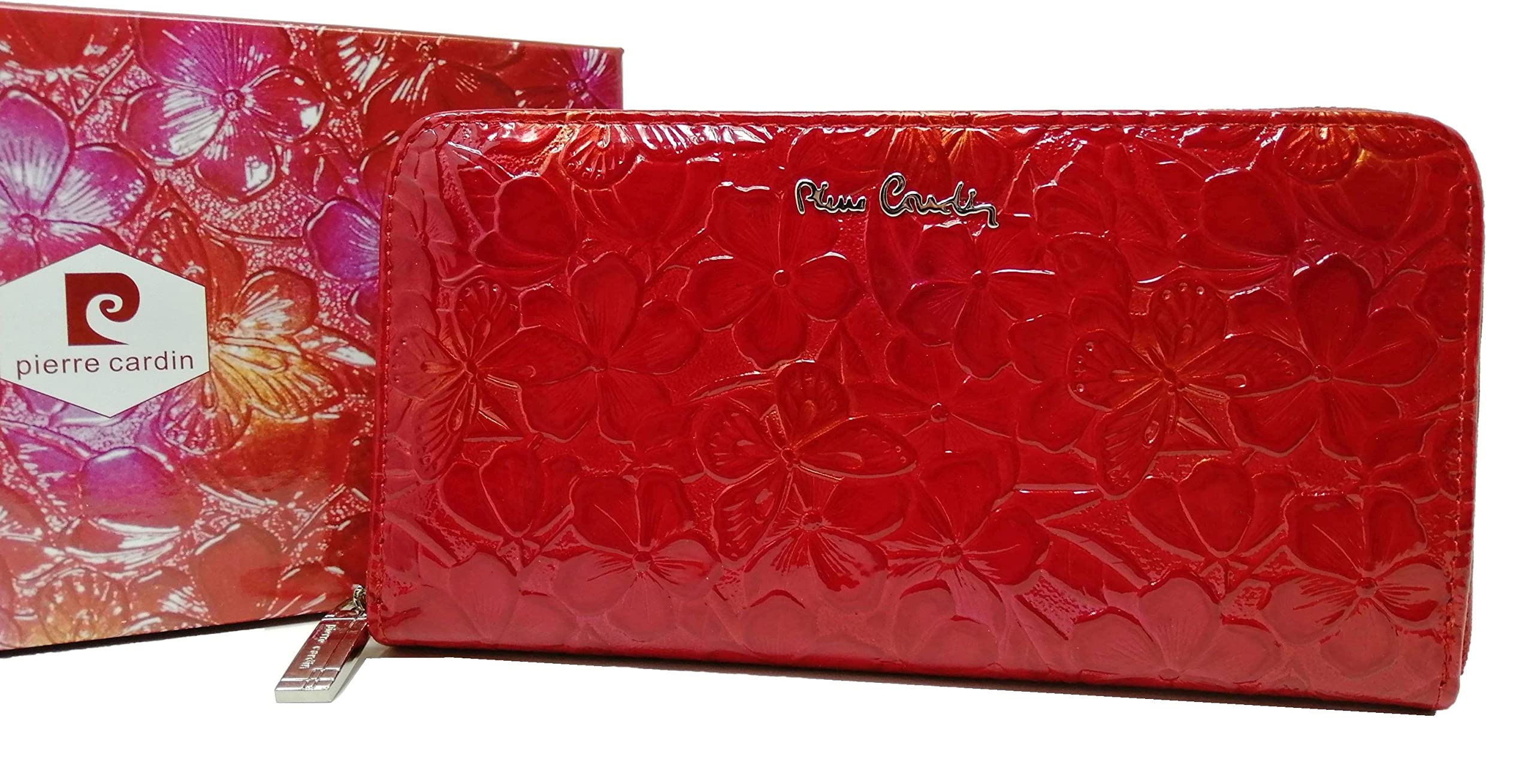 Cartera de Mujer PIERRE CARDIN, Hermoso, Grande, Espacioso, Cuero sintético, Regalo, Billetera con Monedero, Porta Billetes, Billetera niña, Cuero