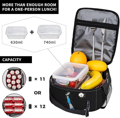 Miniatura 4 de #7 Bolsa de almuerzo aislada Bolsa de almuerzo impermeable reutilizable Bolsas de hielo para adultos