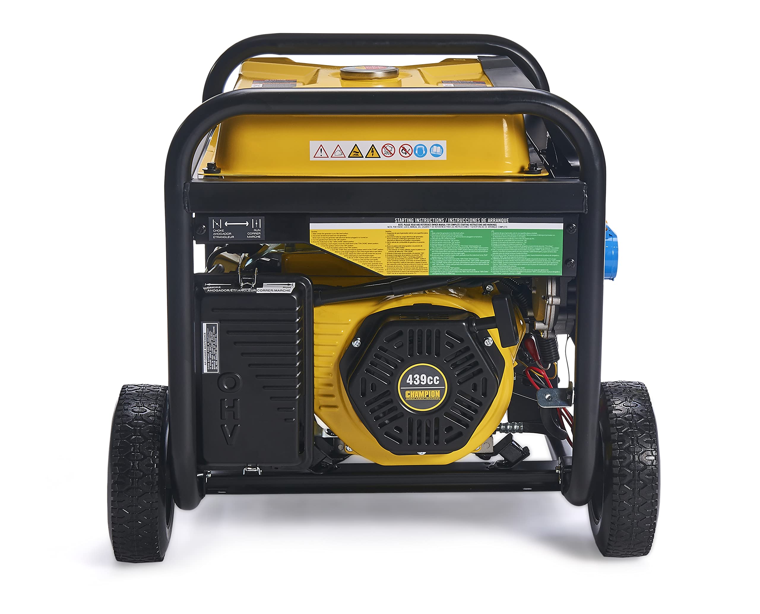 Buy Champion Power Equipment CPG7500E2DF 7000 Watt LPG Duel Fuel Portable Generator 439cc